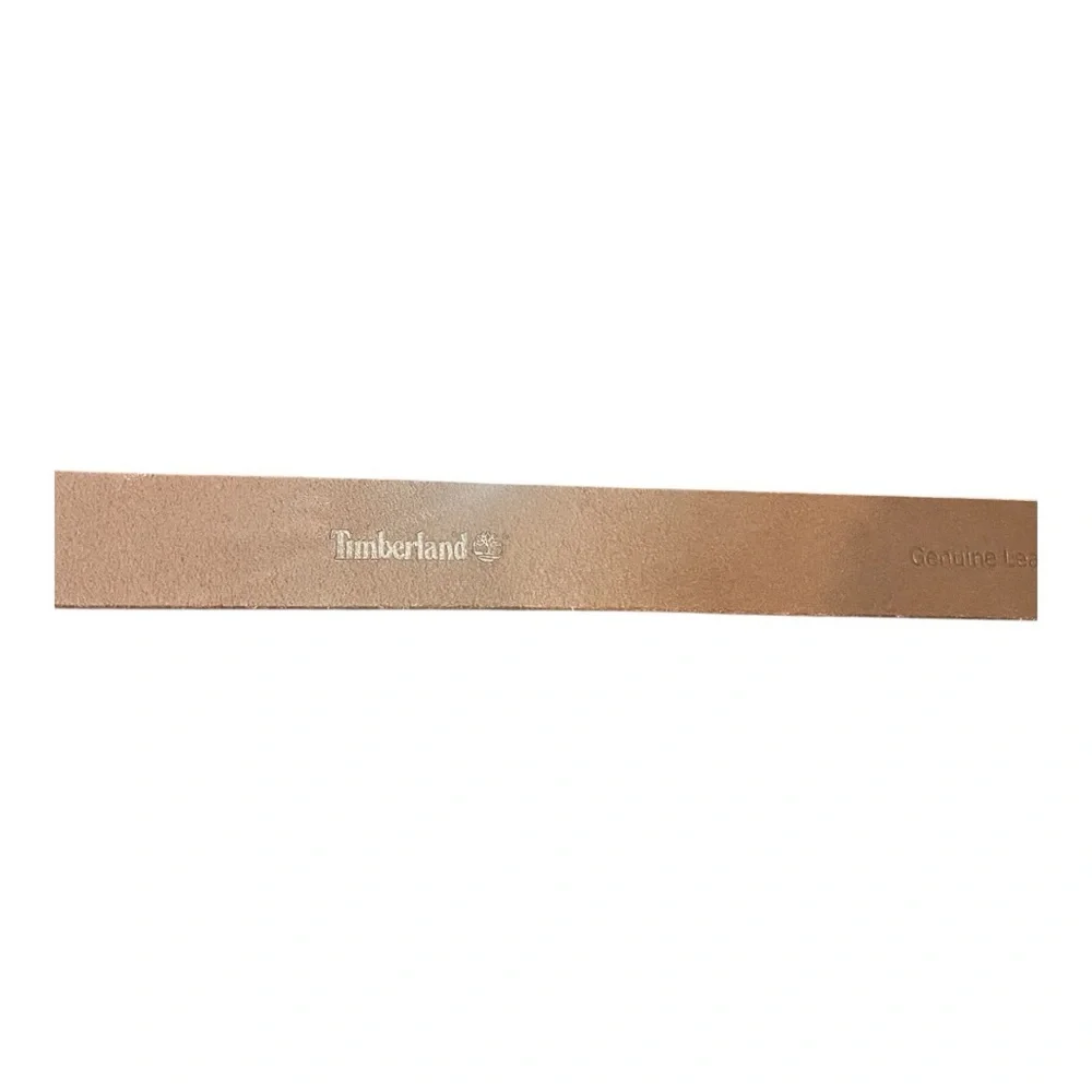 Timberland Brown Genuine Leather Belt – Size Small